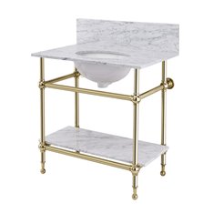 Classic 4 leg Bathroom Washstand (Electric Option) Image