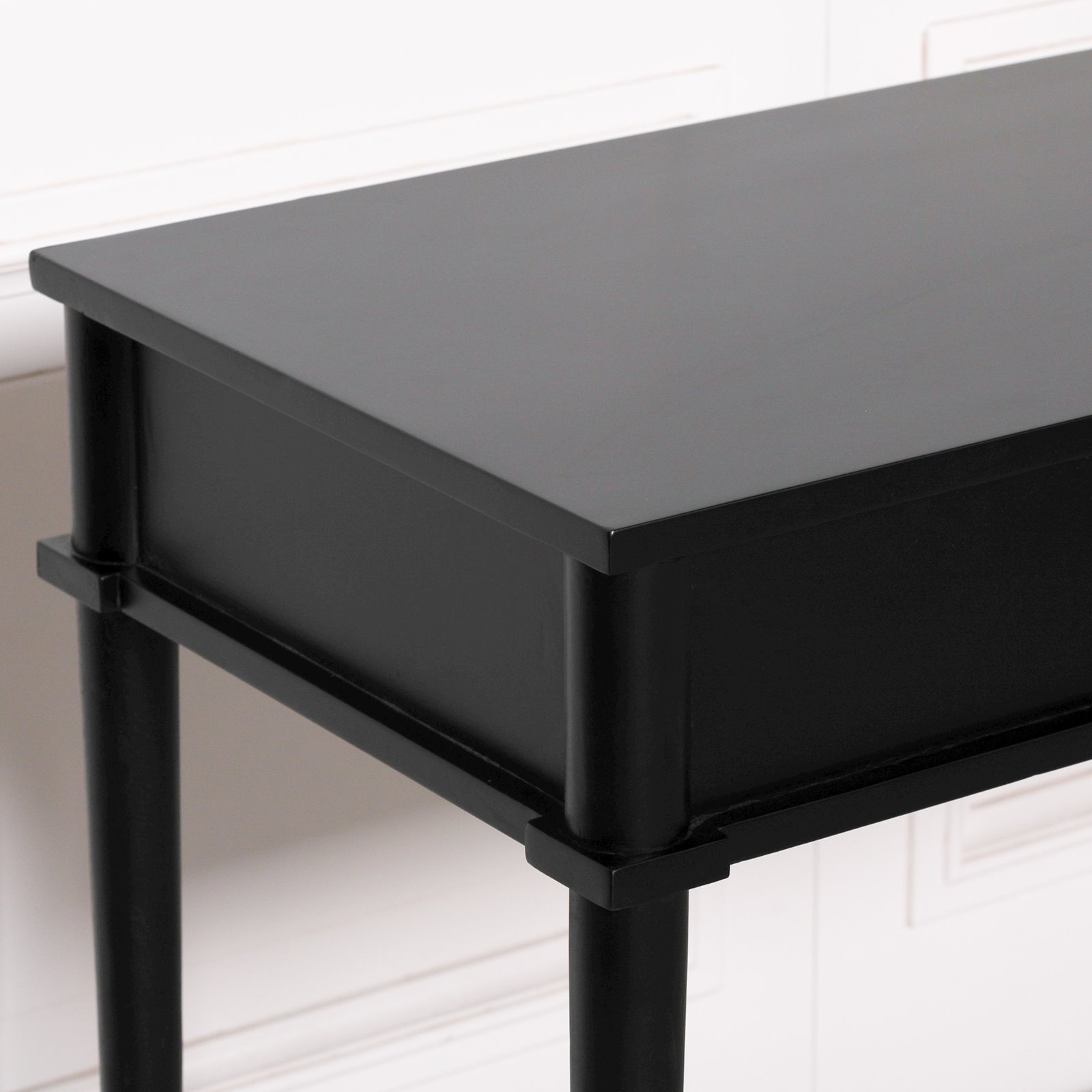 Classic Black Console Table Image