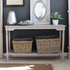 Dove Grey Console Table Image