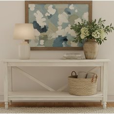 Classic Natural Colonial Hall Table  Image