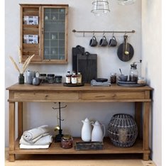 Classic Reclaimed Wood Console Table Image