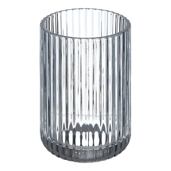 Clear Ridge Cut Glass Tumbler