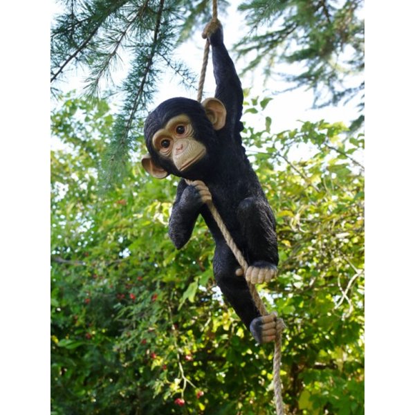 Climbing Monkey Garden Ornament