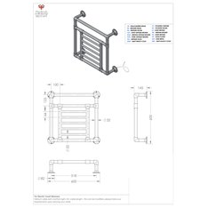 Contemporary 8 rail Wall Towel Warmer Image
