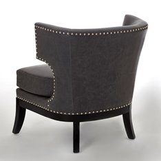 Contemporary Wingback Studded Armchair Image