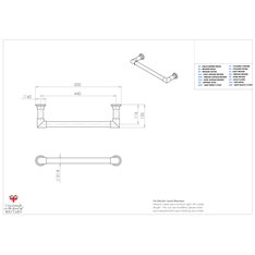 Contemporary Single Towel Rail (Electric)  Image