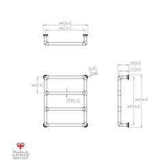 Contemporary Wall Mounted 5 Rail Towel Warmer  Image