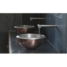 Copper Curved Edge Basin  Image