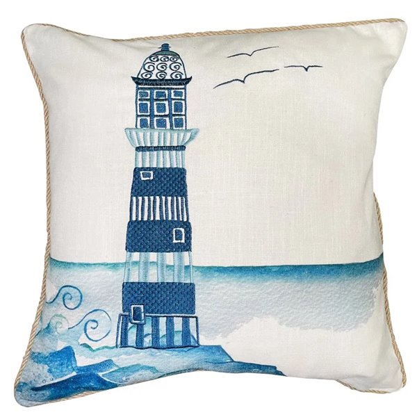 Cornwall Lighthouse Cushion