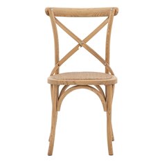 Cross Back Dining Chair (Pair) Image
