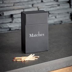 Black Matches Holder with matches Image