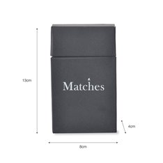 Black Matches Holder with matches Image