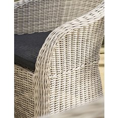 Daylesford Whitewashed Rattan Outdoor Armchair  Image
