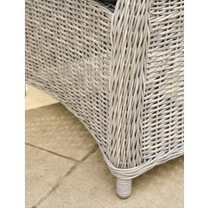 Daylesford Whitewashed Rattan Outdoor Armchair  Image