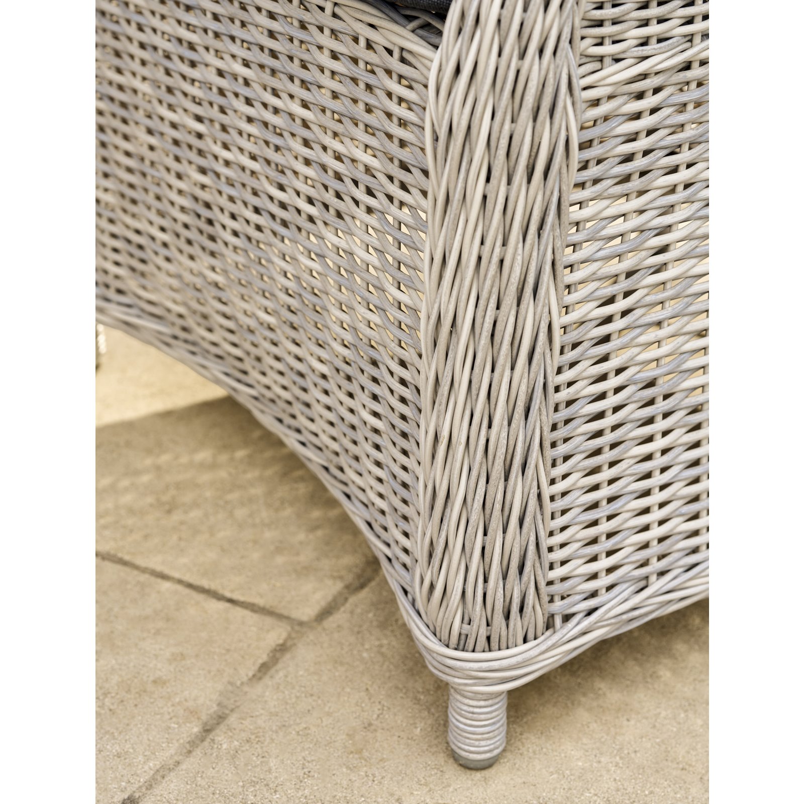 Daylesford Whitewashed Rattan Outdoor Armchair  Image