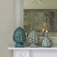Decorative Blue Grey Artichoke Image