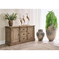 Decorative Stone Ringed Jar  Image