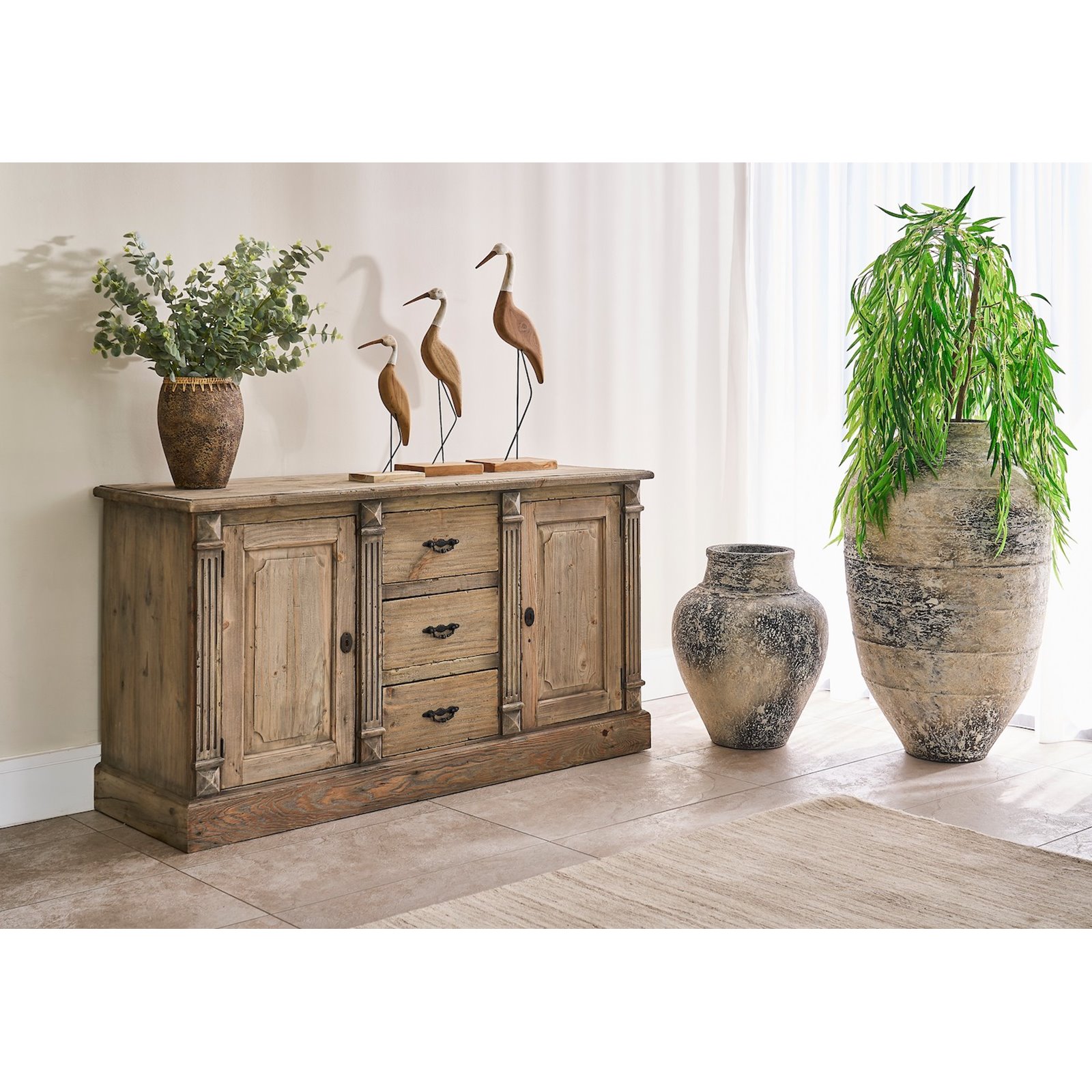 Decorative Stone Ringed Jar  Image