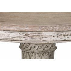 Distressed White Cedar Dining Table Image