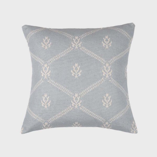 Dove Grey and Ivory Cushion