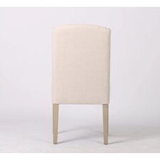 Drayton Light Stone Button Back Dining Chair Image