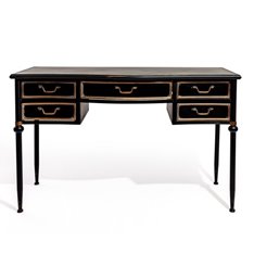Empire Black Aged Metal Desk Image