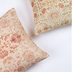 Faded Floral Persian Cushion Image