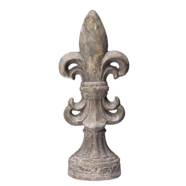 Fleur de Lys Stone Finial