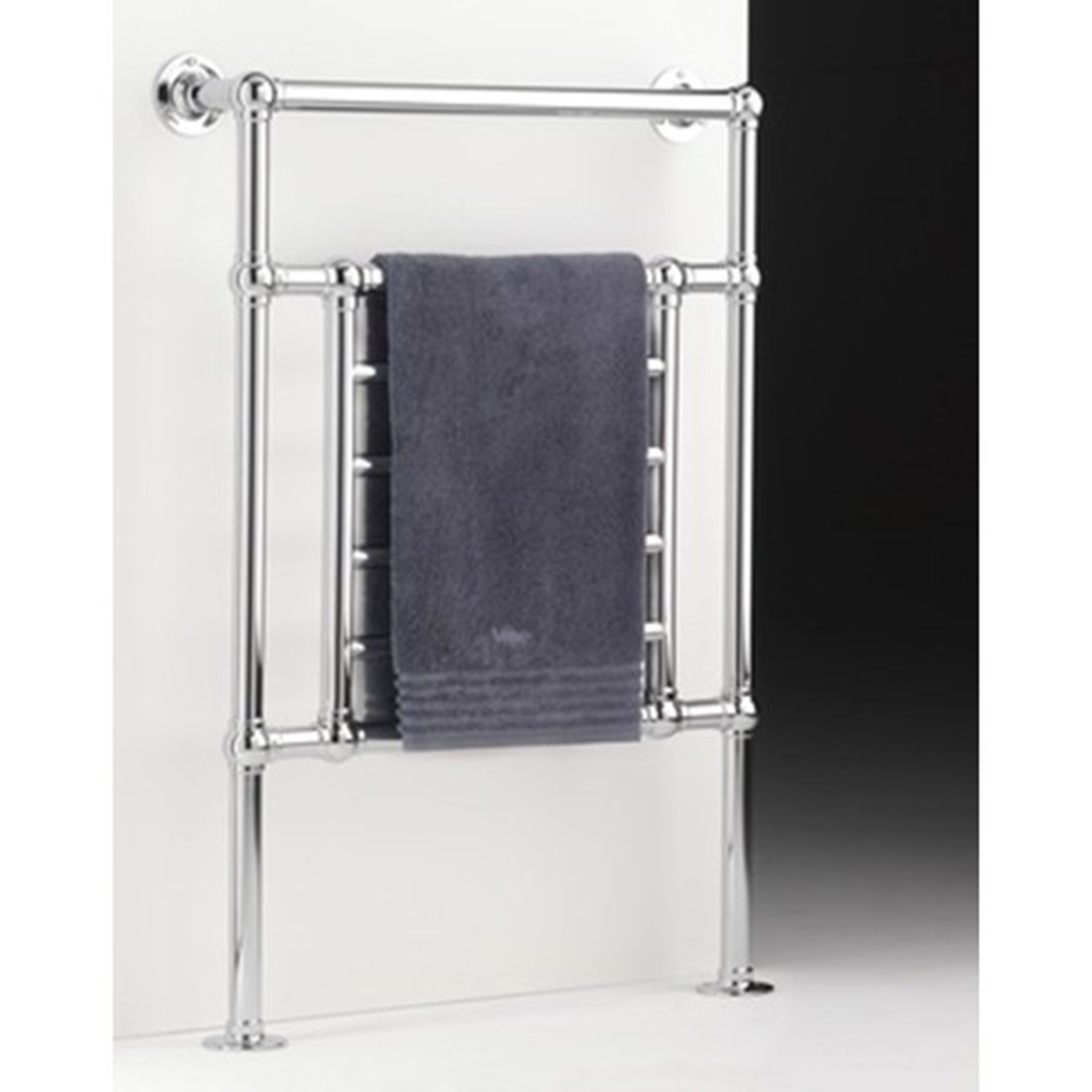 Floor Standing 6 central rail Towel Warmer 32mm