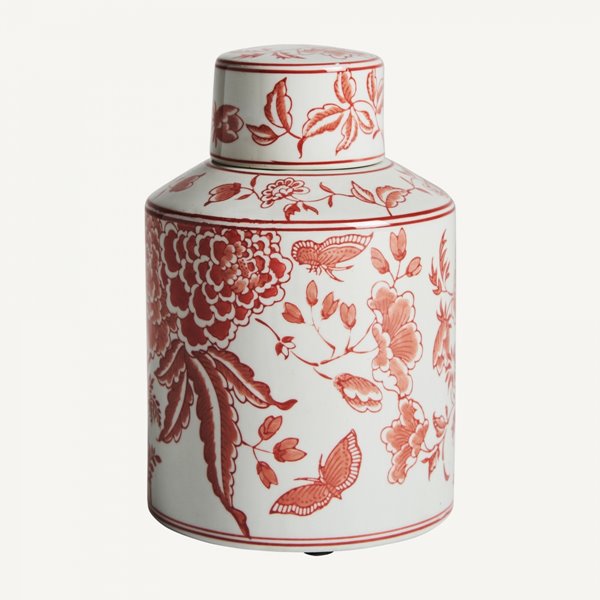 Floral Terracotta Jar