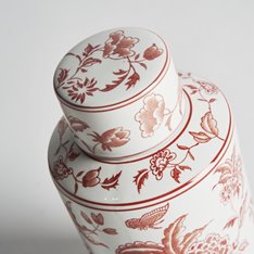 Floral Terracotta Jar Image