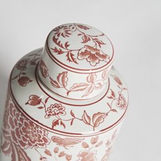 Floral Terracotta Jar Image