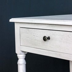 Florence Grey 1 Drawer Bedside Table Image