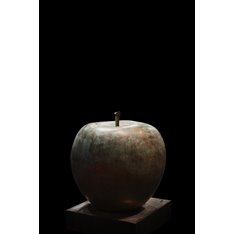 Foundry Bronze Apple Sculpture  Image