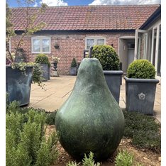 Foundry Bronze Pear Sculpture   Image