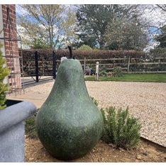 Foundry Bronze Pear Sculpture   Image