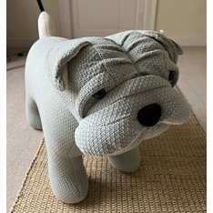 Frenchie Bulldog Knitted Stool Image