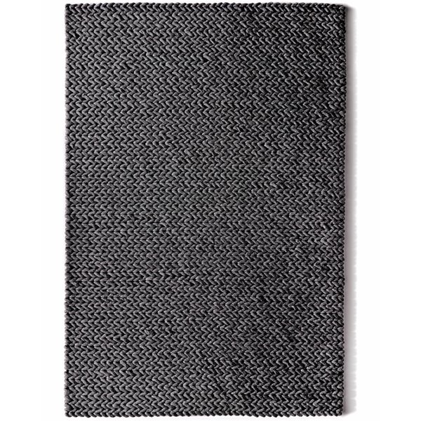 Fusion Dark Grey Wool Rug