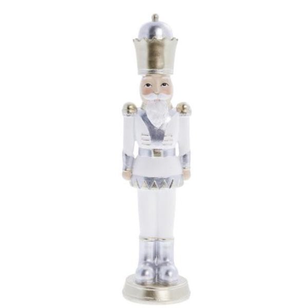 Gold silver and white Nutcracker soldier