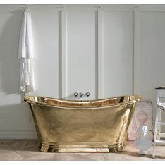 Polished Brass Roll Top Bath Image