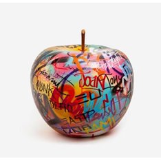 Graffiti Apple Sculpture Image