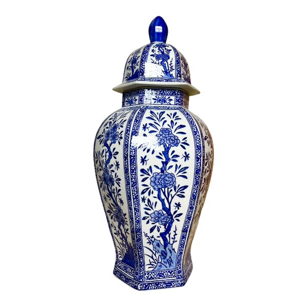 Grand Tour Hexagonal India Jane Ginger Jar 