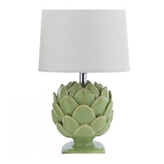 Green Artichoke Table lamp with shade Image