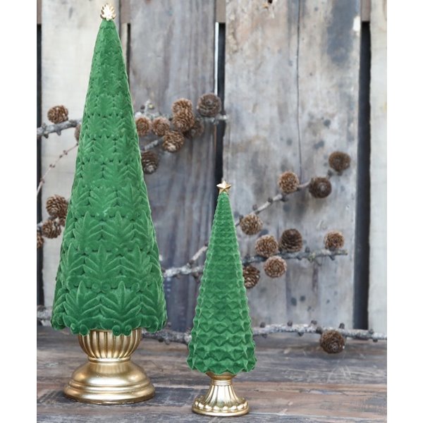 Green Christmas Tree Finial Decoration
