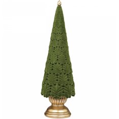Green Christmas Tree Finial Decoration Image