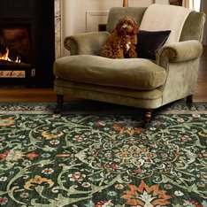 Green Country Garden Eco Washable Rug Image