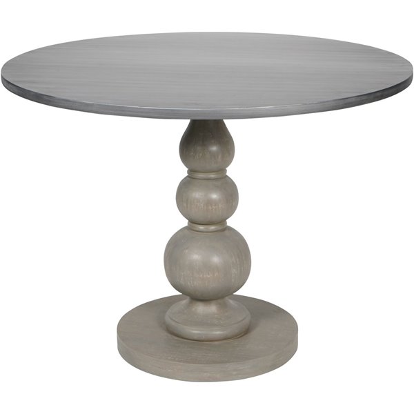 Grey Bobbin Base Dining Table