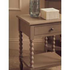 Grey Bobble Design Bedside Table Image