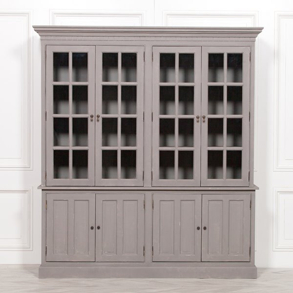 Grey Chalk Paint Display Dresser