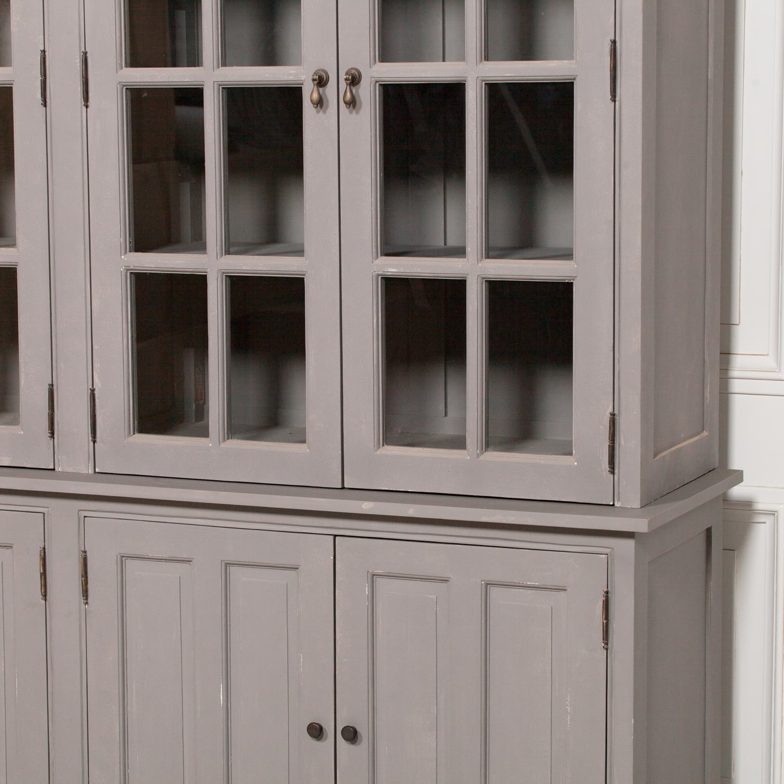 Grey Chalk Paint Display Dresser